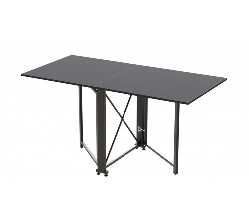 Стол-книжка трансформер Орион 2 Ferrum-decor 750x1520x730 Черный металл ДСП Сосна Кембра 16 мм (FRD-104585)