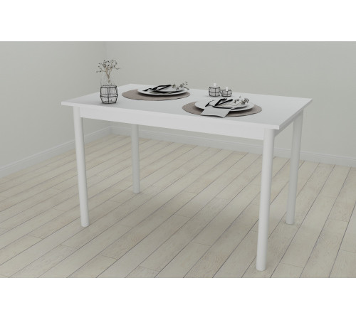 Стол кухонный Ferrum-decor Бенита 75x120x60 Белый ДСП Белое 16мм (FRD-106266)