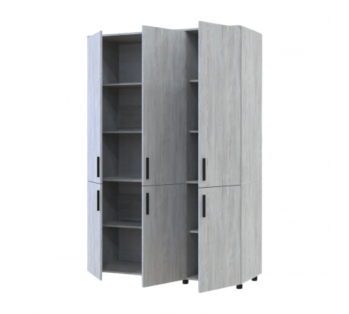 Шкаф для одежды Doros Торн Сосна Натти 3 ДСП (полки) 135х51.6х200 (DRS-012078)