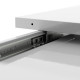 Обеденный раздвижной стол Неман ТВИСТ МДФ Белый глянец (NEM-121003)
