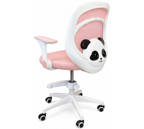 Кресло вращающееся детское с подставкой для ног PERFECT KIDS PANDA PINK Perfect Home Розовый (PFH-092111)