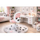 Кресло вращающееся детское с подставкой для ног PERFECT KIDS PANDA PINK Perfect Home Розовый (PFH-092111)