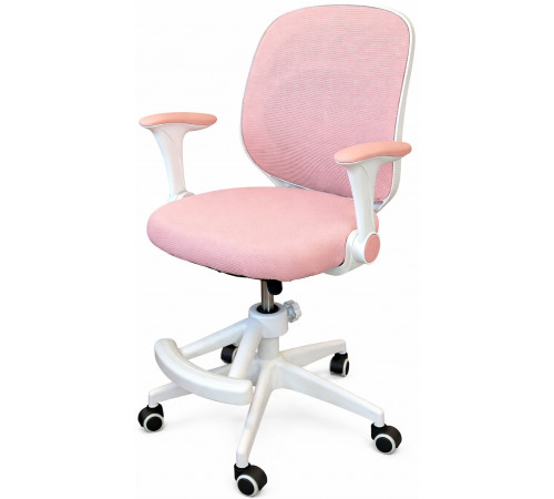 Кресло вращающееся детское с подставкой для ног PERFECT KIDS PANDA PINK Perfect Home Розовый (PFH-092111)