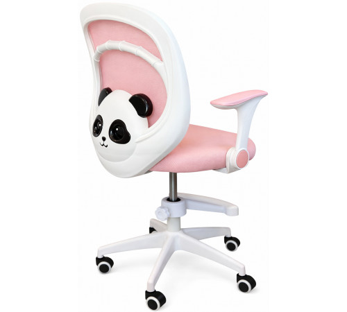 Кресло вращающееся детское с подставкой для ног PERFECT KIDS PANDA PINK Perfect Home Розовый (PFH-092111)