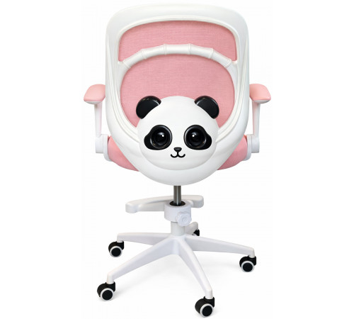 Кресло вращающееся детское с подставкой для ног PERFECT KIDS PANDA PINK Perfect Home Розовый (PFH-092111)