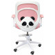 Кресло вращающееся детское с подставкой для ног PERFECT KIDS PANDA PINK Perfect Home Розовый (PFH-092111)