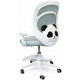Кресло вращающееся детское с подставкой для ног PERFECT KIDS PANDA GREEN Perfect Home Зеленый (PFH-092112)