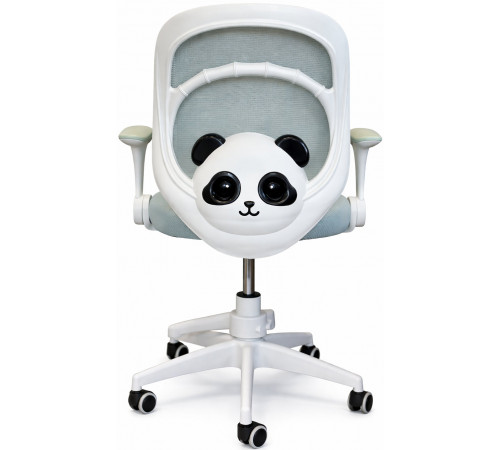 Кресло вращающееся детское с подставкой для ног PERFECT KIDS PANDA GREEN Perfect Home Зеленый (PFH-092112)