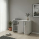 Комод Doros Торн Белый 3 ДСП 135х51.6х80 (DRS-012098)