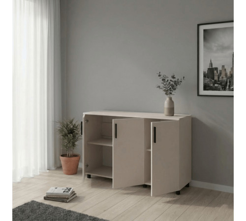 Комод Doros Торн Кашемир 3 ДСП 135х51.6х80 (DRS-012099)