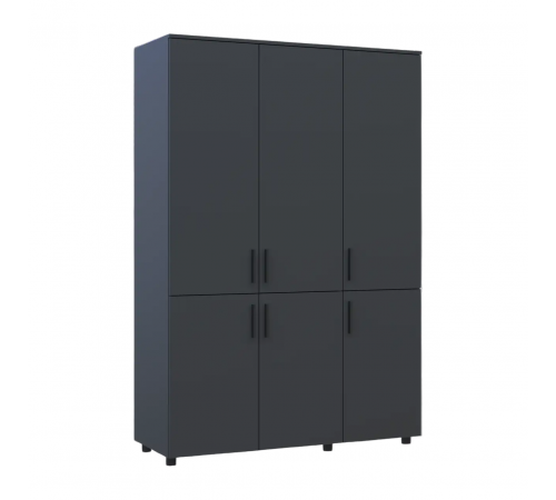 Шкаф для одежды Doros Торн Антрацит 3 ДСП (полки) 135х51.6х200 (DRS-012082)