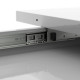 Обеденный раздвижной стол Неман РОЙ МДФ Белый глянец (NEM-121007)