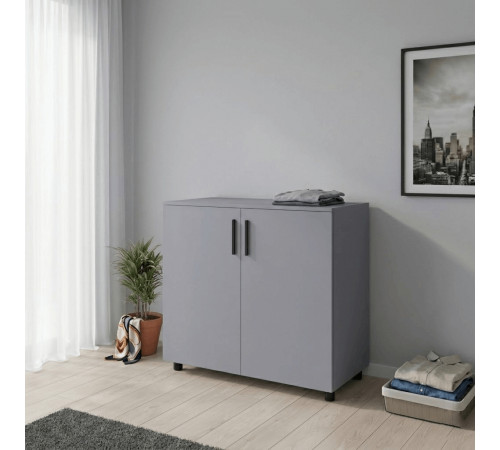 Комод Doros Торн Серый 2 ДСП 90х51.6х80 (DRS-012090)