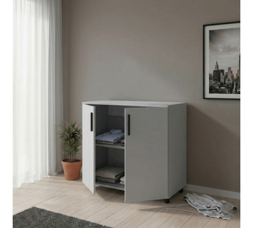 Комод Doros Торн Серый 2 ДСП 90х51.6х80 (DRS-012090)
