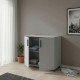 Комод Doros Торн Серый 2 ДСП 90х51.6х80 (DRS-012090)