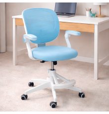 Кресло вращающееся детское с подставкой для ног PERFECT KIDS BLUE Perfect Home Голубой (PFH-092116)
