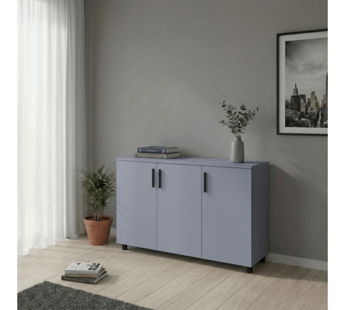 Комод Doros Торн Серый 3 ДСП 135х51.6х80 (DRS-012101)