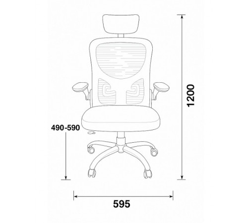 Кресло компьютерное детское Perfect Home OC - 8970m Серый/голубой (PFH-092060)