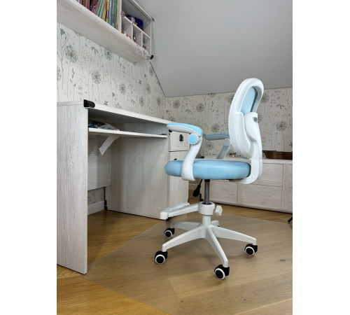 Кресло вращающееся детское с подставкой для ног PERFECT KIDS BLUE Perfect Home Голубой (PFH-092116)