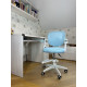 Кресло вращающееся детское с подставкой для ног PERFECT KIDS BLUE Perfect Home Голубой (PFH-092116)
