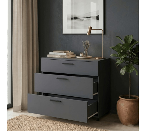 Комод Doros Торн Антрацит 3Ш 90х51.6х80 (DRS-012092)