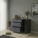Комод Doros Торн Антрацит 3Ш/1Д 135х51.6х80 (DRS-012103)