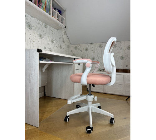 Кресло вращающееся детское с подставкой для ног PERFECT KIDS PINK Perfect Home Розовый (PFH-092118)