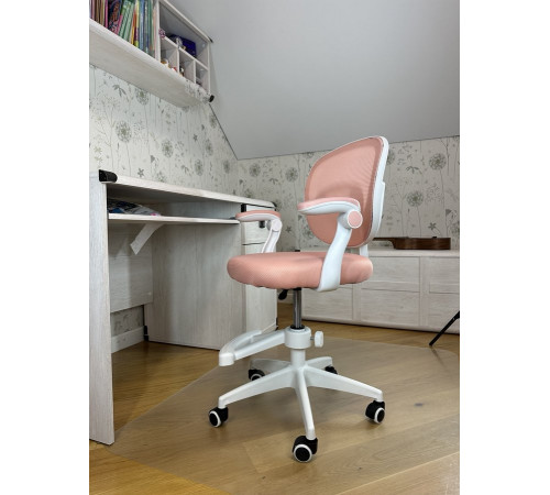 Кресло вращающееся детское с подставкой для ног PERFECT KIDS PINK Perfect Home Розовый (PFH-092118)