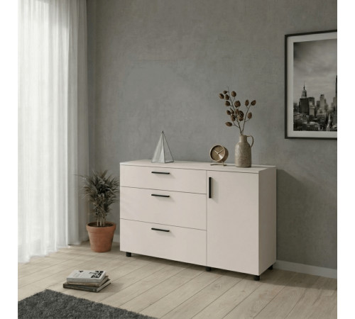 Комод Doros Торн Кашемир 3Ш/1Д 135х51.6х80 (DRS-012105)
