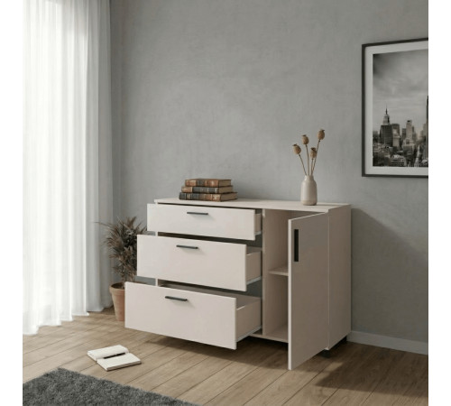 Комод Doros Торн Кашемир 3Ш/1Д 135х51.6х80 (DRS-012105)