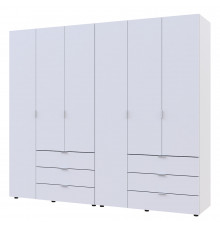 Комплект шкафов для одежды Doros Гелар (2 шт.) 232,5х49,5х203,4 см Белый (DRS-011115)