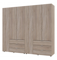 Комплект шкафов для одежды Doros Гелар (2 шт.) 232,4х49,5х203,4 см Дуб сонома (DRS-011112)