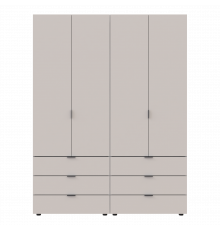 Комплект шкафов для одежды Doros Гелар (2 шт.) 155х49,5х203,4 см Кашемир (DRS-011238)