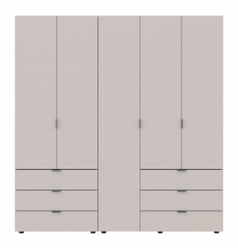 Комплект шкафов для одежды Doros Гелар (2 шт.) 193,7х49,5х203,4 см Кашемир (DRS-011239)