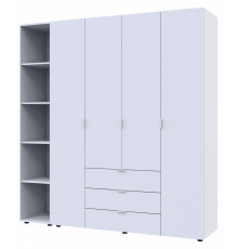 Комплект шкафов для одежды Doros Гелар (2 шт.) 193,2х49,5х203,4 см Белый (DRS-011183)