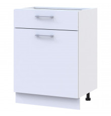 Кухонный модуль нижний Doros Лея НЯ82_Ш60 правая 60х46,6х82 см Белый/Дуб сонома (DRS-011365)