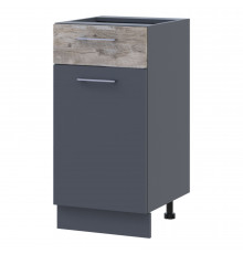 Кухонный модуль нижний Doros Лея НЯ82_40 40х46,6х82 см Графит/Дуб клондайк (DRS-011373)