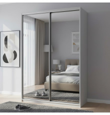 Шкаф купе Doros Сити Лайт Серый светлый 2 Зеркала 150х60х225 (DRS-011550)