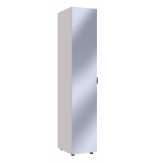 Шкаф-пенал с зеркалом Doros Гелар 39х49,5х203,4 см Кашемир (DRS-011257)