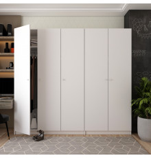 Комплект шкафов для одежды Doros Промо (2 шт.) 225х48х204 см Белый (DRS-011211)