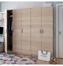 Комплект шкафов для одежды Doros Промо (2 шт.) 225х48х204 см Дуб сонома (DRS-011214)
