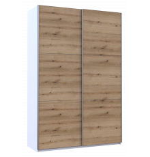 Шкаф-купе двухдверный Doros G-Caiser 160х60х240 см Белый/Дуб евок (DRS-011022)