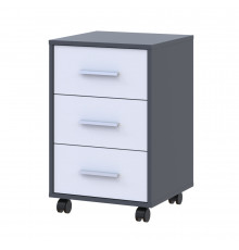 Тумба офисная Doros Т3 43х42х66,4 см Графит/Белый (DRS-011399)