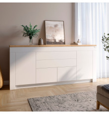 Большой комод LION Ларри-2 Нимфея альба/Дуб Аппалачи (LION-041006)