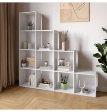 Стеллаж М-ЗОН Джеко 1420 Нимфея Альба (белый) (MZN-031004)