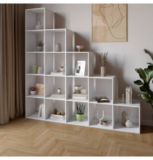 Стеллаж М-ЗОН Джеко 1776 Нимфея Альба (белый) (MZN-031007)