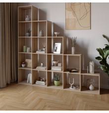Стеллаж М-ЗОН Джеко 1776 Сонома (MZN-031008)