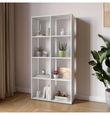 Стелаж М-ЗОН Джеко 720 Нимфея Альба (белый) (MZN-031013)