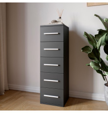 Комод 5 ящиков М-ЗОН Джеко 300 Антрацит (MZN-031018)