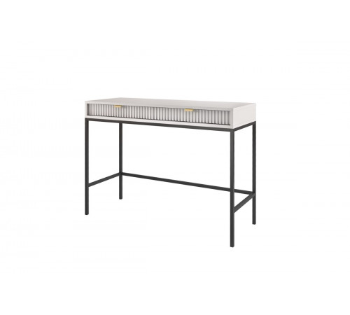 Стол туалетный Perfect Home Новая/Nova с 2 ящиками и черными ножками T104 Серый (PFH-091268)